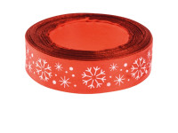 Wstążka satynowa Boże Narodzenie 25mmx22m WSX25-7 Brewis